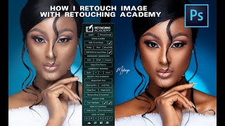 HOW I RETOUCH IMAGES IN PHOTOSHOP USING RETOUCH ACADEMY [upl. by Backer278]