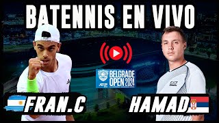 Fran Cerúndolo vs Hamad Medjedovic  Belgrade Open  Reacción en vivo [upl. by Ettelloc]