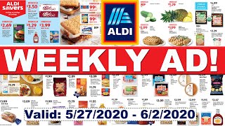 Aldi Grocery Weekly Ad  Aldi Weekly Ad This Week  Aldi Weekly Ad May 272020  Aldi one by one ad [upl. by Home]