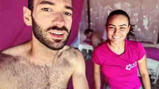 Full Body Massage on Praia do Futuro 🏖️ – Fortaleza 🇧🇷 [upl. by Ahseyd]