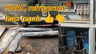 HVAC Refrigerant leak repair [upl. by Itsyrc]