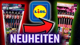 NEUES RAKETENSORTIMENT🤯 Lidl Feuerwerk Neuheiten 202324 [upl. by Castara]