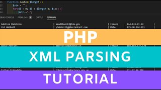 php xml parsing tutorial  simple xml parser [upl. by Marjorie]