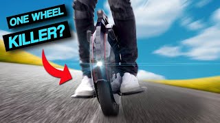 INMOTION V10 ELECTRIC UNICYCLE REVIEW  THE FUTURE [upl. by Nivrehs898]