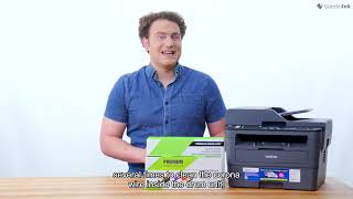 How to change Brother TN730  TN760 toner cartridges at MFCL2710DW printer  StepbyStep [upl. by Leivad]