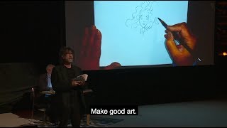 Neil Gaiman reads inspirational Make Good Art speech at Art Matters Live [upl. by Ebby883]