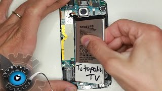 Samsung Galaxy S6 Akku Wechseln Tauschen unter 5 Minuten Reparieren Deutsch [upl. by Geiger544]