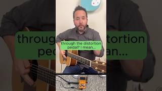 Acoustic Guitar  Distortion Pedal  Awesomeness [upl. by Blackmun]