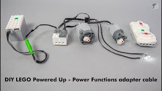 DIY LEGO Powered Up adapter cable  works with SBrick and Power Functions [upl. by Irahs]