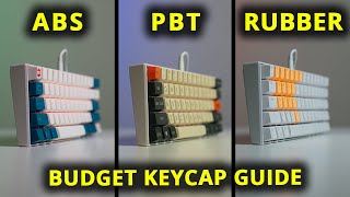 ABS vs PBT vs Rubber What Are The Best Budget Keycaps in 2023 RK61 Giveaway Closed [upl. by Manella]