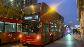 Full Route Visual  Bus Route 178  Lewisham Station to Woolwich Thomas Street  E263 SN62DDX [upl. by Binah188]