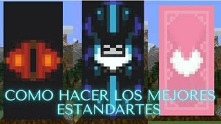 Tutorial como hacer los mejores estandartes minecraft 117 PE y bedrock [upl. by Maroney]