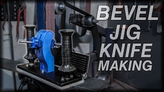 Bevel Grinding Jig Knife Making DIY [upl. by Bunde36]