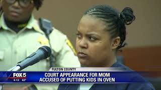 Court appearance for mom accused of putting kids in oven [upl. by Adrien]