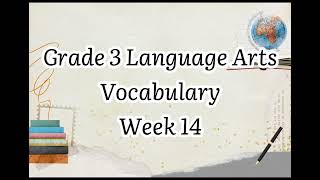 G3LA  BasicVocab14 [upl. by Rhoda]