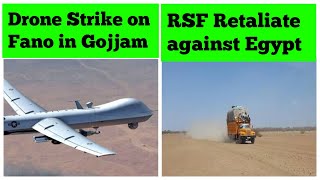 Drone Strike in Gojjam  RSF Retaliate against Egypt [upl. by Absalom53]