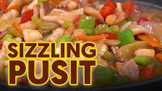 Sizzling Pusit Recipe [upl. by Fuhrman]