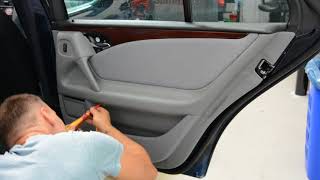 How to remove the door panel Mercedes E Class W210 [upl. by Artiek]