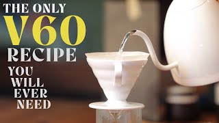 HARIO V60 BREWGUIDE Easy and Effective V60 Recipe [upl. by Sowell]