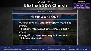 Sabbath Services  Community Guest Day  October 21st 2023 [upl. by Eelinej]