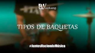 JuntosHaciendoMúsica  Tipos maderas de baquetas [upl. by Halla]