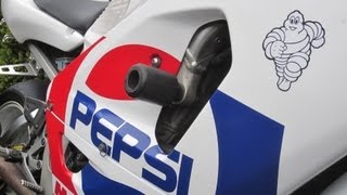 GSXR750 Pepsi Suzuki quotKevin Schwantzquot 1988 MotoGP colours [upl. by Analart]