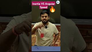 Inertia VS Angular Speed physicsexperiment physicsfun physicsclass12 physics [upl. by Anairuy726]