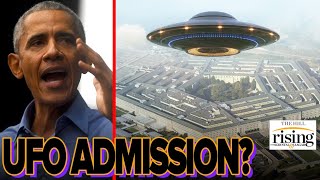 Krystal and Saagar Obama ADMITS UFO Footage In Possession Of Pentagon [upl. by Bullen216]