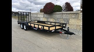 Sure Trac 7x20 9900 GVW Commercial Utility Landscape Trailer [upl. by Ahsimal322]