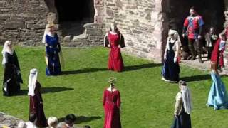 Conwy Castle Medieval Dance [upl. by Fulvi]