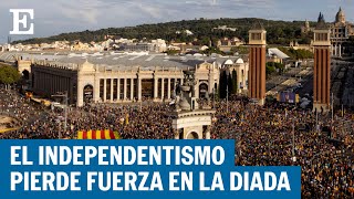 CATALUÑA  El independentismo vive la Diada con menos asistencia de los últimos años  EL PAÍS [upl. by Yssak]