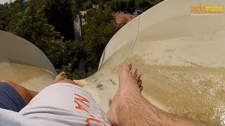 Caneva AquaPark TWIN PEAKS POV Onride [upl. by Aitnahc342]