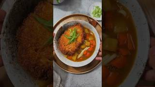 Japan Food Festival I made Curry with Chicken Katsu shortsyoutube shorts [upl. by Durware]