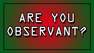 Are you observant  95 fail [upl. by Ater]