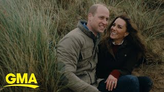 Kate Middleton and Prince William share a sweet video of their family l GMA [upl. by Samy]