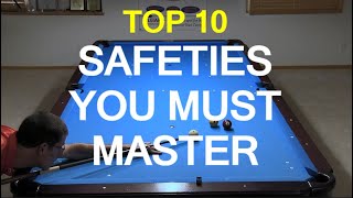 Top 10 Safeties Every Pool Player Must Master [upl. by Follmer]