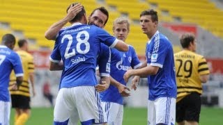 Auftritt der Neuzugänge  Schalke gewinnt 61 in Aachen  SPORT1 [upl. by Nannek]