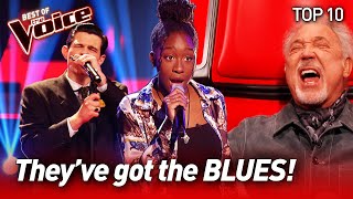 The best BLUES Blind Auditions to warm your SOUL on The Voice  Top 10 [upl. by Arundel]