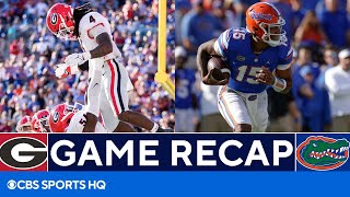 No 1 Georgia DOMINATES Florida  FULL Game Recap  CBS Sports HQ [upl. by Anelleh]