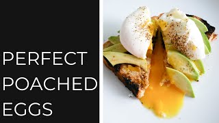 HOW TO POACH EGGS  Perfect Every Time [upl. by Aytida]