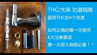 THC劝退指南 大麻第一次服用应该注意什么？  六大注意事项 [upl. by Nyladnohr]