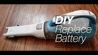 DIY Replace battery pack BEST Black amp Decker Tools Vacuum Lithium how to CHV1410L [upl. by Tresa]