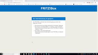 WLAN RouterFRITZBox Internetsperre umgehen in 140 Min [upl. by Lonyer]