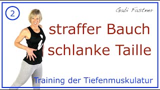 2von5🍀 23 min straffer Bauch  schlanke Taille  TiefenmuskulaturTraining [upl. by Pavyer]