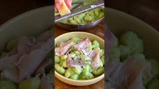 Gnocchis sauce brocoli et jambon [upl. by Ekram]