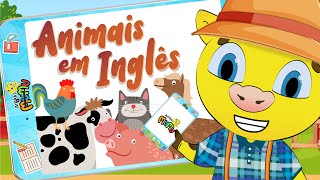 Animais em Inglês  Som dos Animais  Animais da Fazenda [upl. by Earezed241]