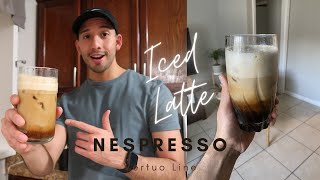 How to make Iced Latte at home  Nespresso Vertuo [upl. by Darcy825]