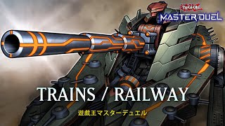 Trains  Railway  Superdreadnought Rail Cannon Gustav Max  Ranked Gameplay YuGiOh Master Duel [upl. by Ul200]