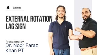 External Rotation Lag Sign ERLS  Rotator Cuff Tear  Weakness [upl. by Florin542]