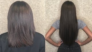 Tape In Hair Extensions Before amp After  Longer Hair In Minutes  Cliphair UK [upl. by Fe]